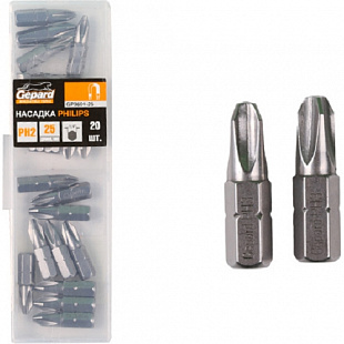 Насадка крестообразная Gepard PH2 2,5 см GP3601-25