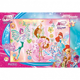 Пазлы Step Puzzle 120 "Winx" (Rainbow) набор 7