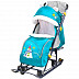 Санки-коляска Nika Детям 7-6 Снеговик НД7-6 turquoise Санки-коляска Nika Детям 7-6 Снеговик НД7-6 turquoise