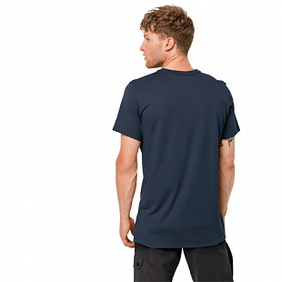 Футболка мужская Jack Wolfskin Brand Logo T M night blue