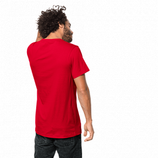 Футболка мужская Jack Wolfskin 365 T M peak red