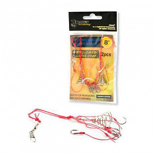 Кормушка с крючками Akara двойной малый конус K-H-2SK-6