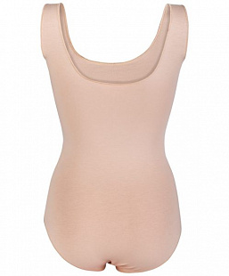 Купальник-невидимка гимнастический Amely без рукавов AA-7708 beige