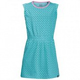 Платье детское Jack Wolfskin Lily Lagoon Dress aquamarine all over