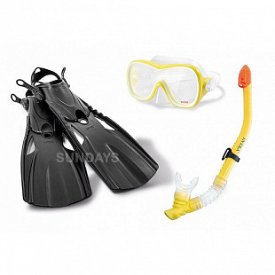 Комплект для плавания Intex Wave Rider Sports Set 55658