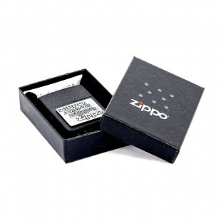 Зажигалка Zippo Pewter in Black Crackle 363