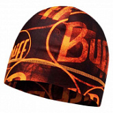 Шапка Buff MICROFIBER 1 LAYER HAT TIP LOGO ORANGE FLUOR
