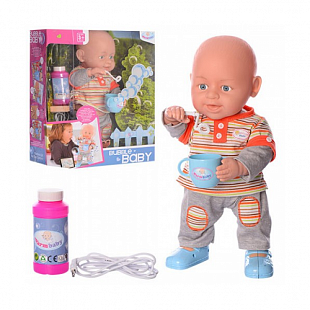 Кукла Shantou Gepai запускающая мыльные пузыри WZJ012-1