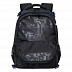 Рюкзак школьный GRIZZLY RB-056-1 /4 black/blue/grey