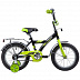Велосипед Novatrack Astra 14" (2019) Black/Green 143ASTRA.BK9
