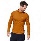 Пуловер мужский Jack Wolfskin Sky Range Halfzip M rusty orange