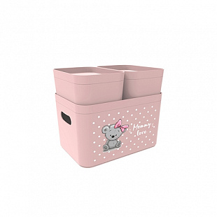 Набор органайзеров Berossi Mommy love light pink АС49063000 