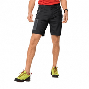 Шорты мужские Jack Wolfskin Active Track Shorts Men black