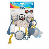 Погремушка Canpol babies Toy Pastel Friends для коляски/автокресла 0м+ (68/072_grey) grey