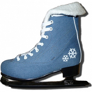 Коньки фигурные Fora Jeans Blue (BarJ)
