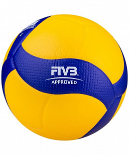 Мяч волейбольный Mikasa V200W FIVB Appr. yellow/blue