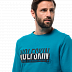 Пуловер мужский Jack Wolfskin Slogan Sweatshirt M blue reef