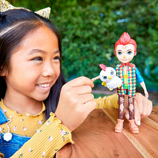 Кукла Enchantimals Редвард Петушок с питомцем GJX39