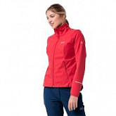 Куртка ветрозащитная женская Jack Wolfskin Delta Tour Jkt W tulip red