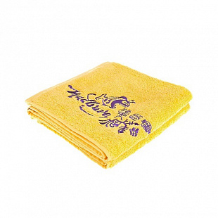 Полотенце Mad Wave Fish Towel yellow/purple