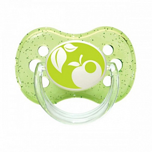 Пустышка Canpol babies Силиконовая Круглая Природа 18+ мес 22/415 Green