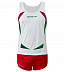 Легкоатлетическая форма Givova Sparta Kita05 white/red