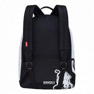 Городской рюкзак GRIZZLY RQ-007-5 /2 white/black