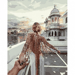 Картина по номерам Picasso Следуй за мной. Озеро Удайпур PC5065071