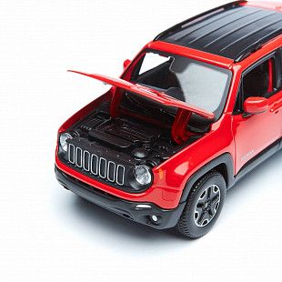 Масштабная модель автомобиля Maisto 1:24 Джип Ренегат (31282) red