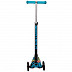 Самокат-кикборд Novatrack RainBow Подростковый Neon Цветной дизайн 120RAINBOW.GBL8
