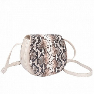 Сумка городская Ors Oro CS-0025 /2 brown/beige snake