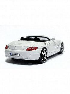 Машинка Bburago 1:43 Mercedes-Benz SLS AMG Roadster (18-30000/18-30241) white