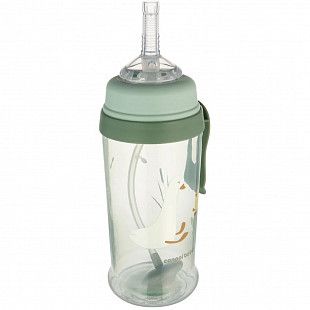 Поильник Canpol babies Non-spill с силиконовой трубочкой 9м+ 350мл (56/510_gre)