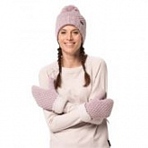 Варежки женские Jack Wolfskin Highloft Knit Mitten Women violet pearl