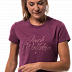 Футболка женская Jack Wolfskin Brand T W wild berry