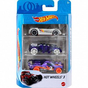 Набор машинок Hot Wheels 3 шт. (K5904 №143)