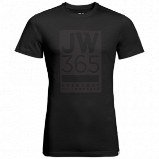 Футболка мужская Jack Wolfskin 365 T M black