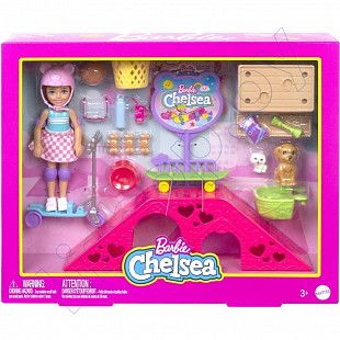 Игровой набор Barbie Chelsea Скейт-парк (HJY35)