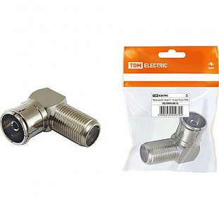 Переходник гнездо F-гнездо TV Tdm SQ1809-0015