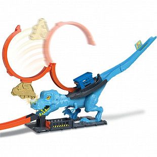 Трек Hot Wheels City Fall T-Rex (HKX42)
