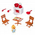 Игровой набор Happy Family 012-04B с фигуркой зверюшки, кухня