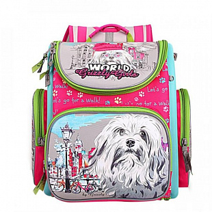 Рюкзак школьный GRIZZLY RA-871-1 /1 fuchsia