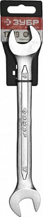 Ключ рожковый Зубр 17х19 мм 27010-17-19