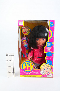 Кукла интерактивная ZYI-00001-1 говорящая с телефоном и расческой