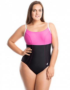 Купальник спортивный женский Mad Wave Fit black/pink