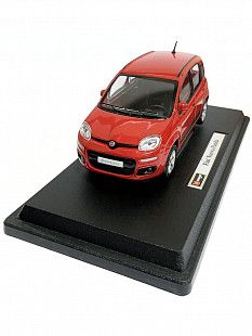 Машинка Bburago 1:24 Fiat Nuova Panda (18-22123) red