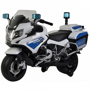 Электромобиль-каталка Chi Lok bo BMW R-1200 white/blue