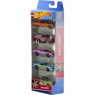 Набор машинок Hot Wheels HW Flames 5 шт. (1806 HTV47)