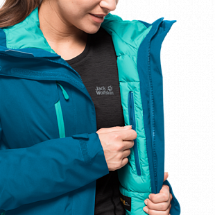 Куртка женская Jack Wolfskin Troposphere Women celestial blue