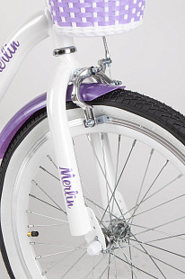 Велосипед Tech Team Merlin 20" 2021 white/purple